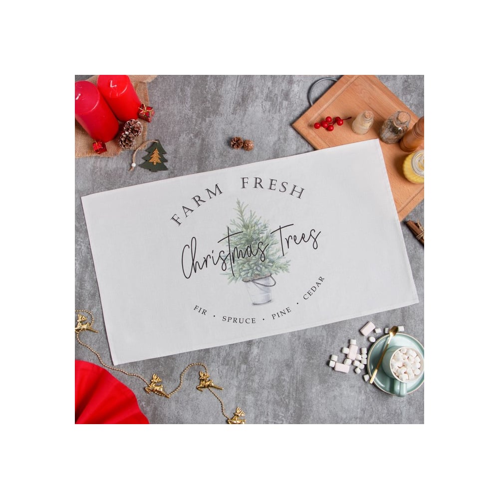 Изображение товара Полотенце Этель Christmas tree 40x73 см 100 хлопка саржа 190 г/м2