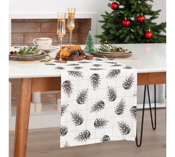 Изображение товара Дорожка Этель Merry Christmas 40x146 см, 100% хлопок, саржа 190 г/м2 7087541