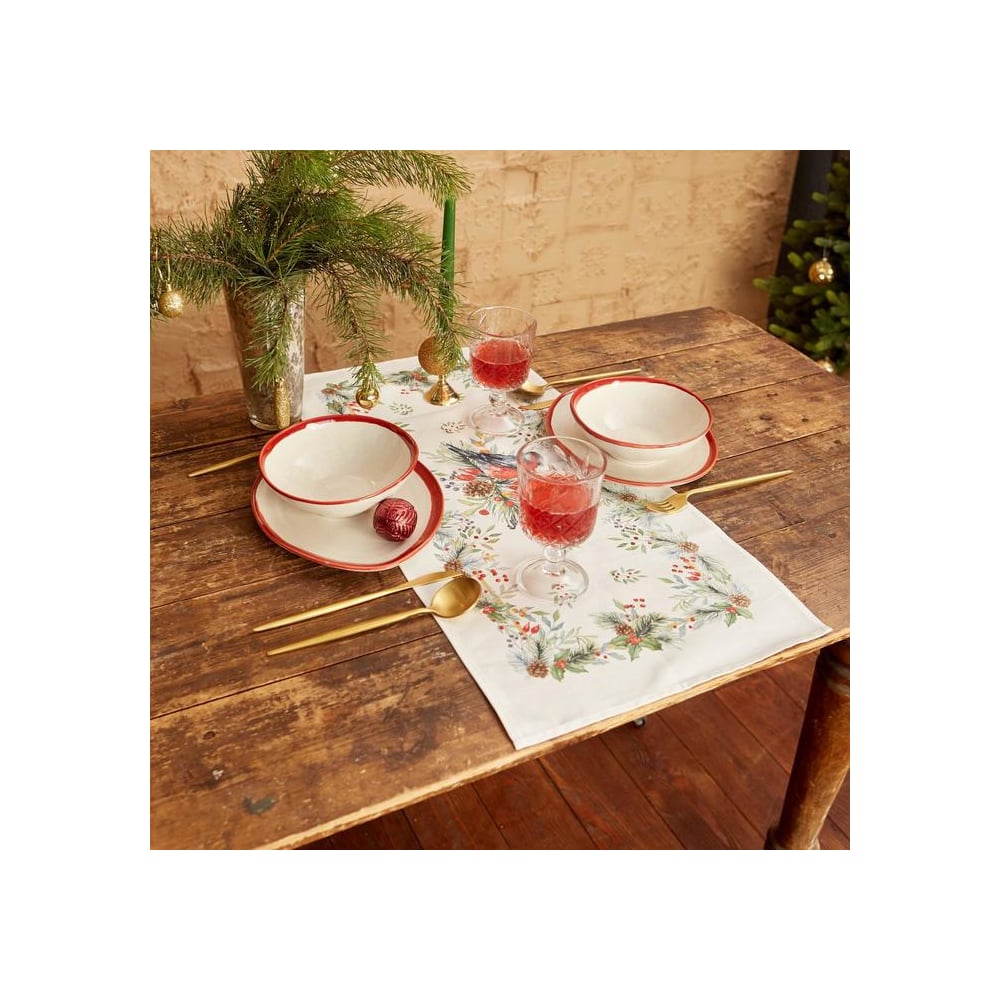 Изображение товара Дорожка на стол Этель Christmas bells 30x70 см хлопок саржа праздничная интерьерная