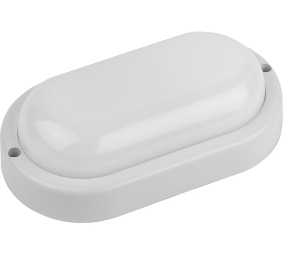 Изображение товара Светодиодный светильник ЭРА SPB-202-0-65K-012 IP65, 12Вт, 1140Лм, 6500К, D200, ОВАЛ, ЖКХ, LED, 40/840 Б0047622