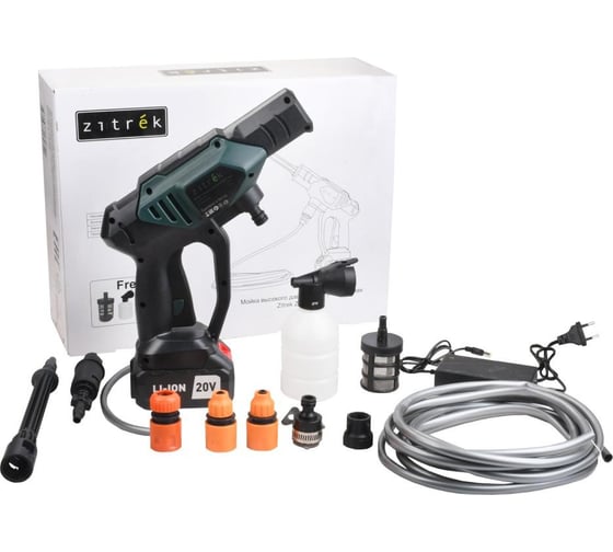 Изображение товара Мойка высокого давления аккумуляторная Zitrek ZKHP 20 Li, 1x4.0Ач 085-1027