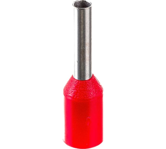 Изображение товара Наконечник-гильза IEK, Е1508 1,5мм 2 красный 20шт UGN10-4-D15-03-08