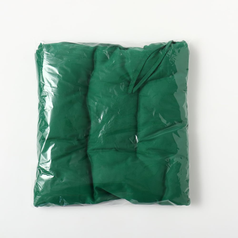 Изображение товара Сидушка на стул Этель New year collection 42x42 см, цв.зеленый, 100% хлопок, саржа 190 г/м2 10472211