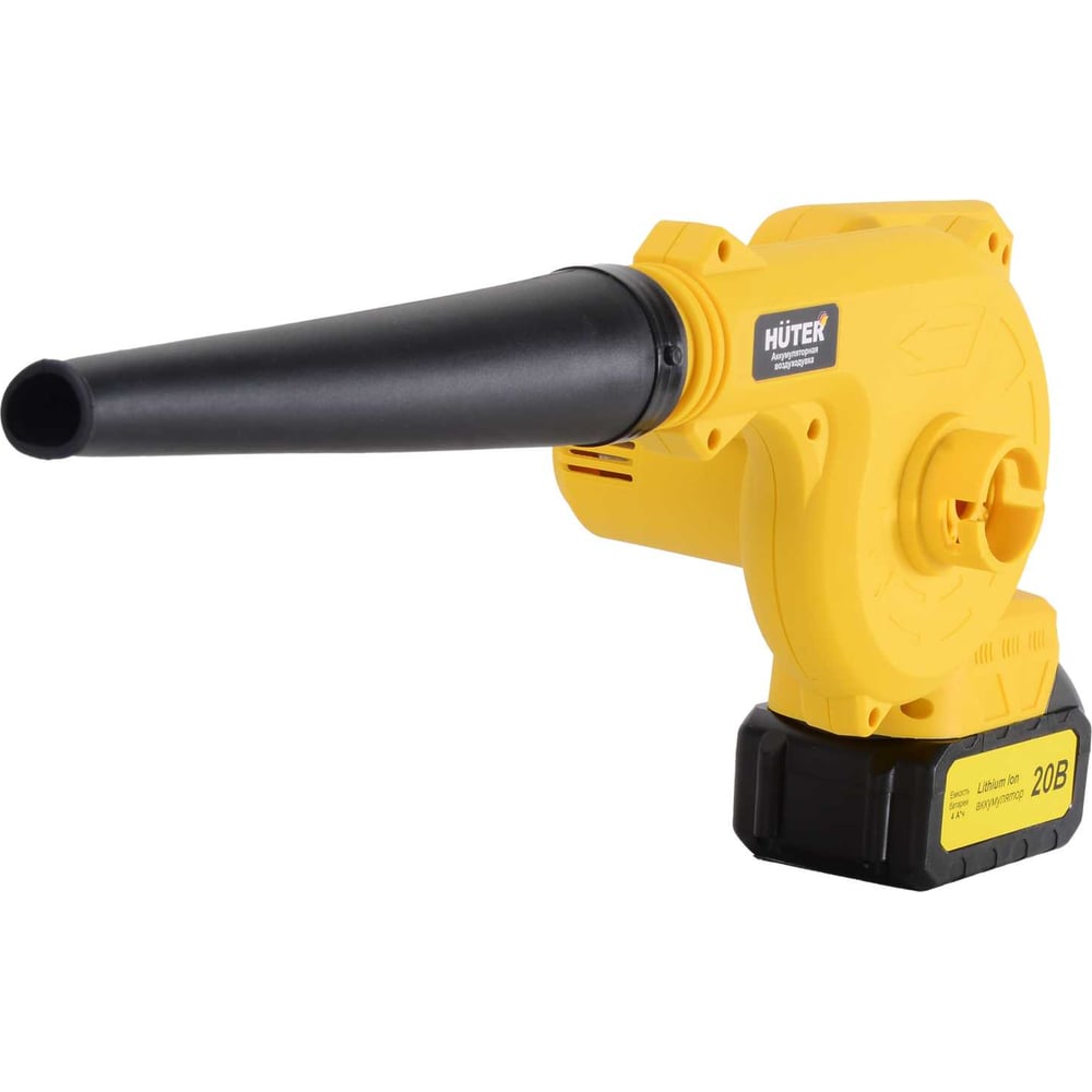 Изображение товара Воздуходувка аккумуляторная Huter CB-20/2Li EA+ в комплекте с 2 АКБ и зу 70/13/65 Изображение товара Воздуходувка аккумуляторная Huter CB-20/2Li EA+ в комплекте с 2 АКБ и зу 70/13/65
