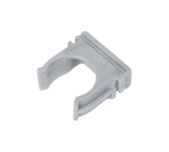 Изображение товара Крепеж - клипса для труб MasterProf диам. 20 мм, серая, 50 шт. ЭТ.120519