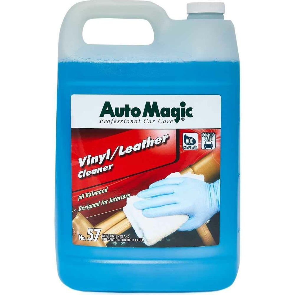 фото Очиститель для кожи и замши automagic vinyl leather cleaner 3.79 л 57