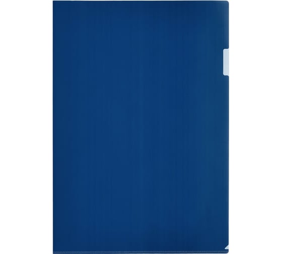 Изображение товара Папка-уголок Attache формат А3 180мкм синий, в упаковке 20 шт 727922