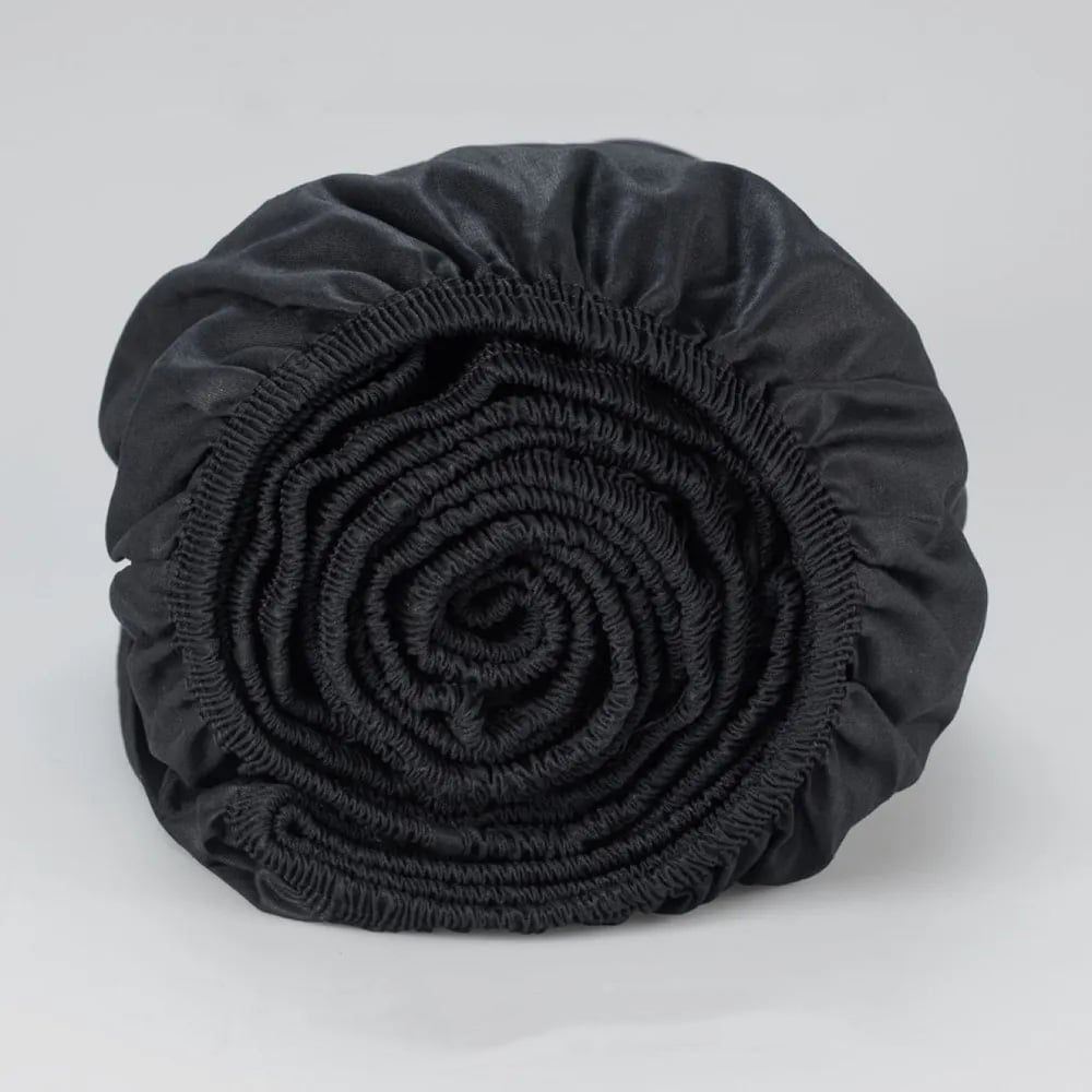 Изображение товара Простыня на резинке Guten Morgen поплин 160x200 см черная