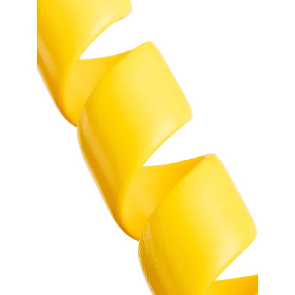 Изображение товара Защитная пластиковая спираль УРДЮГА 16 мм желтая 50 м худшей защиты проводов