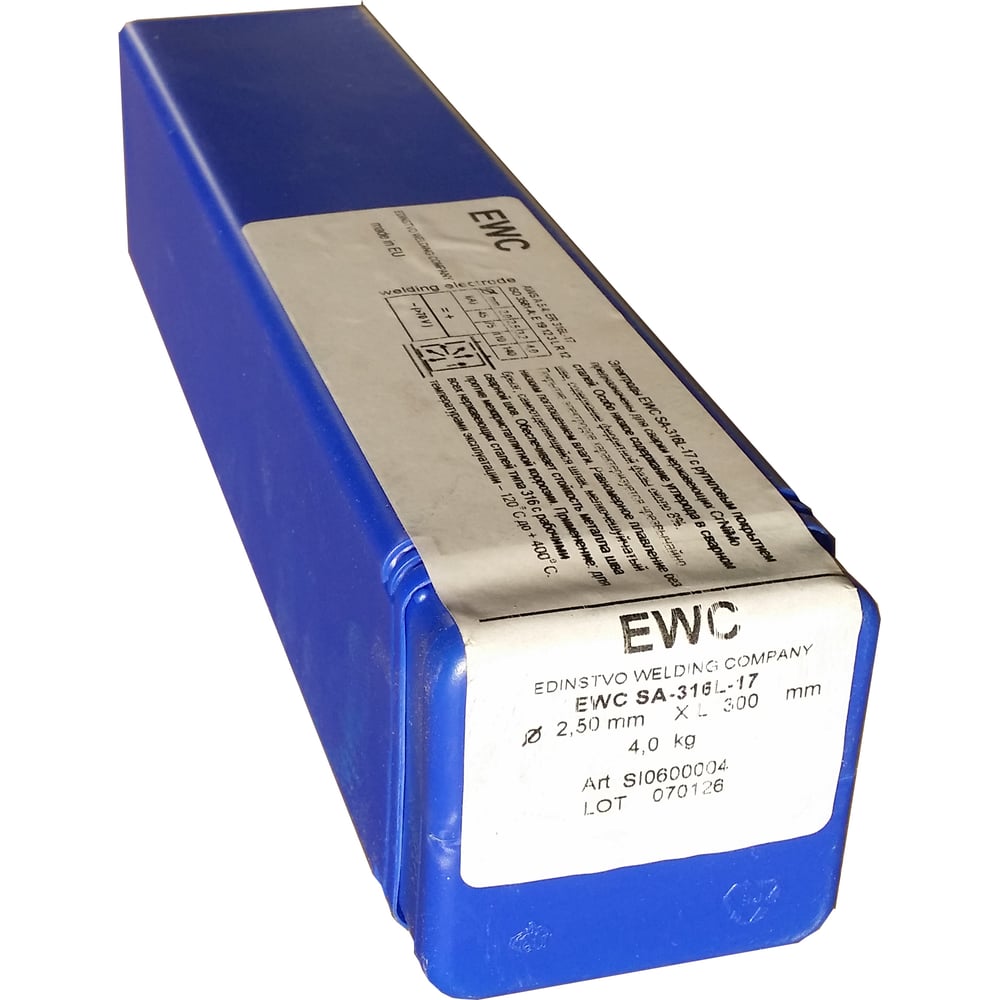 фото Электроды ewc sa-316l-17 (2.5х300 мм; 4 кг) si0600004