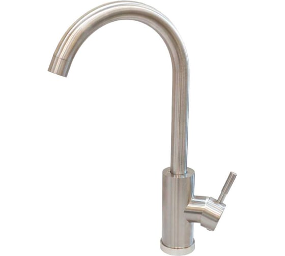 Изображение товара Смеситель для кухни stONIX SANONIX картридж 35 мм, нержавеющая сталь 1190