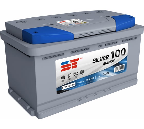 Изображение товара АКБ ST 100 А/ч п.п. Silver ток 870 353x175x190 572218s