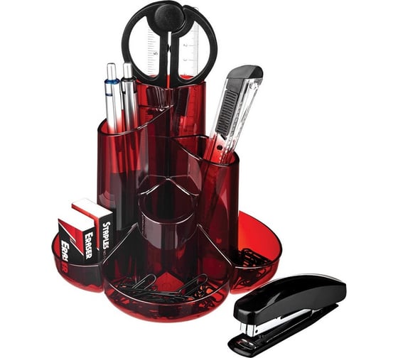 Изображение товара Настольный набор Attache Selection S-357, 10 предметов, вишня 689972