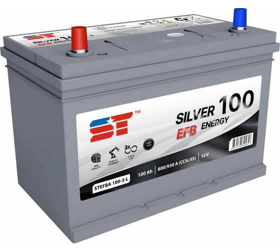 Изображение товара АКБ ST Asia 100 А/ч п.п. EFB ток 800 306x175x225 572164s