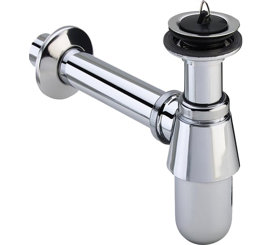 Изображение товара Бутылочный сифон для раковины Viega хром, латунь 366681 00008809