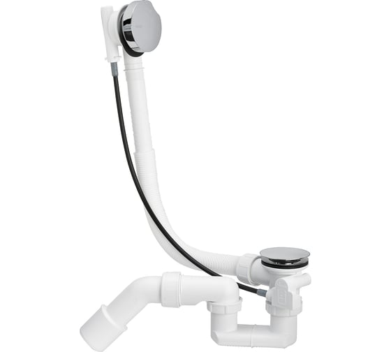 Изображение товара Слив-перелив для ванны Viega Simplex 40/50, полуавтомат, хром 616845 285357 00008822