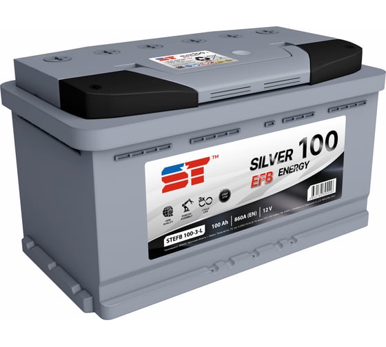 Изображение товара АКБ 100 А/ч п.п. EFB ток 860 353x175x190 ST 572076s