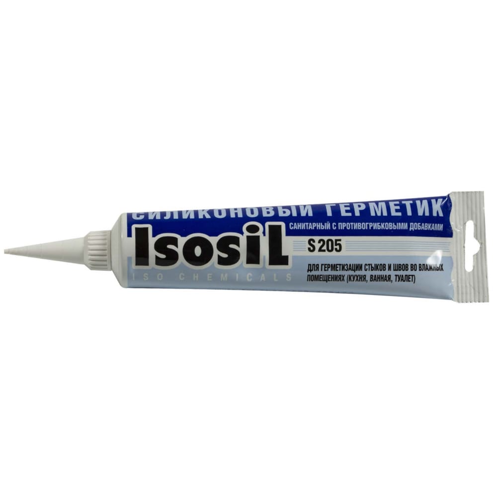 Санитарный силиконовый герметик Isosil герметик санитарный силиконовый макрофлекс 290 мл прозрачный