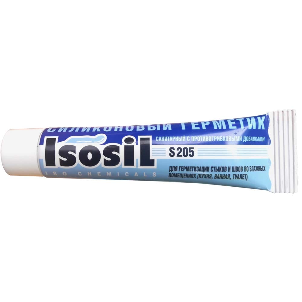 Силиконовый санитарный герметик Isosil аквариумный силиконовый герметик isosil