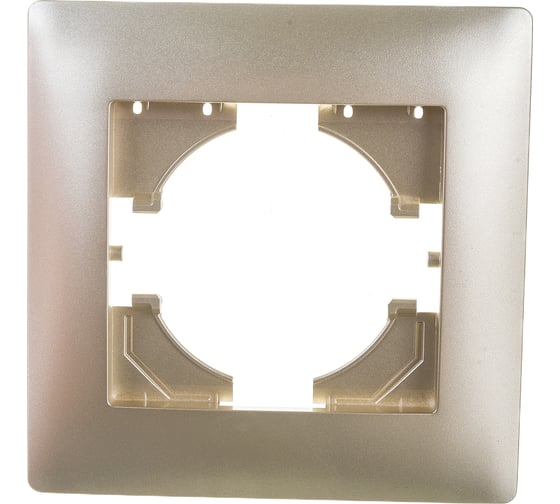 Изображение товара Рамка GUSI ELECTRIC Bravo 1-местная, цвет шампань С1010-027