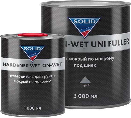 Изображение товара Грунт SOLID PROF WET-ON-WET BLACK UNI FULLER (750+250мл.) мокрый по мокрому, черный 535.7525.2