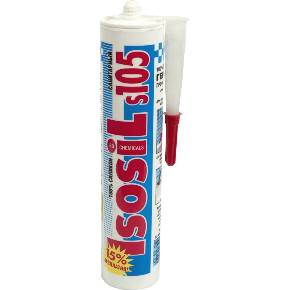 Санитарный силиконовый герметик Isosil герметик санитарный силиконовый макрофлекс sx101 290 мл белый