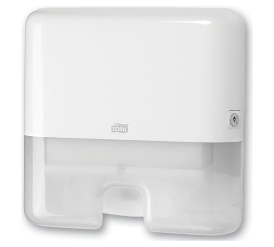 Изображение товара Диспенсер для полотенец TORK система H2 Elevation, mini, Multifold, белый 600282