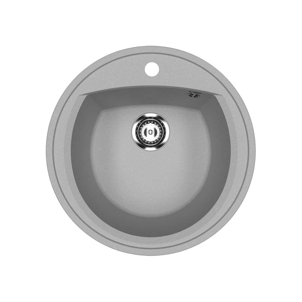 Изображение товара Кухонная мойка ULGRAN графит U-603-342 врезная матовая из искусственного мрамора