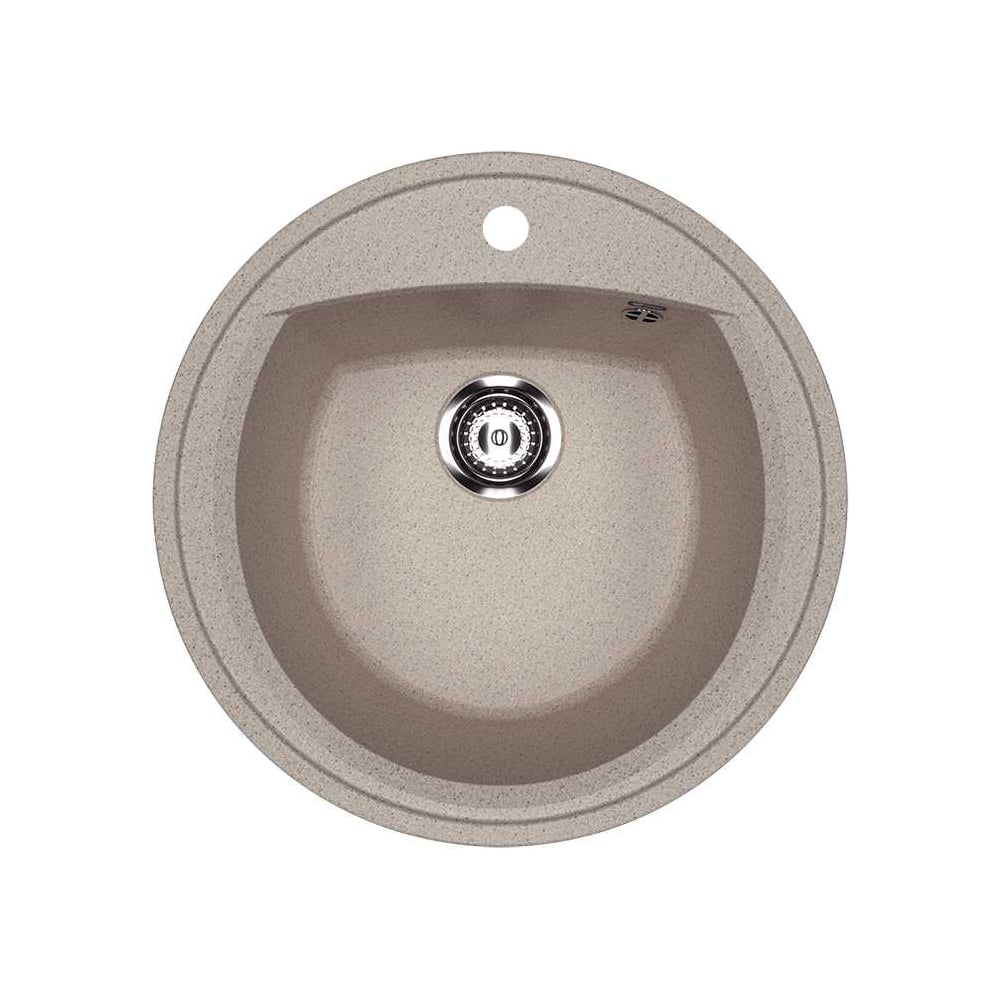 Изображение товара Кухонная мойка ULGRAN U-603-302 песочный искусственный мрамор врезная