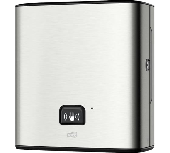 Изображение товара Диспенсер для полотенец TORK сенсорный система H1 Matic, в рулонах, батарея R20 металл 602932 22711