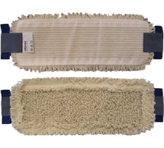 Изображение товара Насадка МОП плоская Vileda Professional для швабры/держателя 40 см, уши ТИП УВ, хлопок/полиэстер 602112