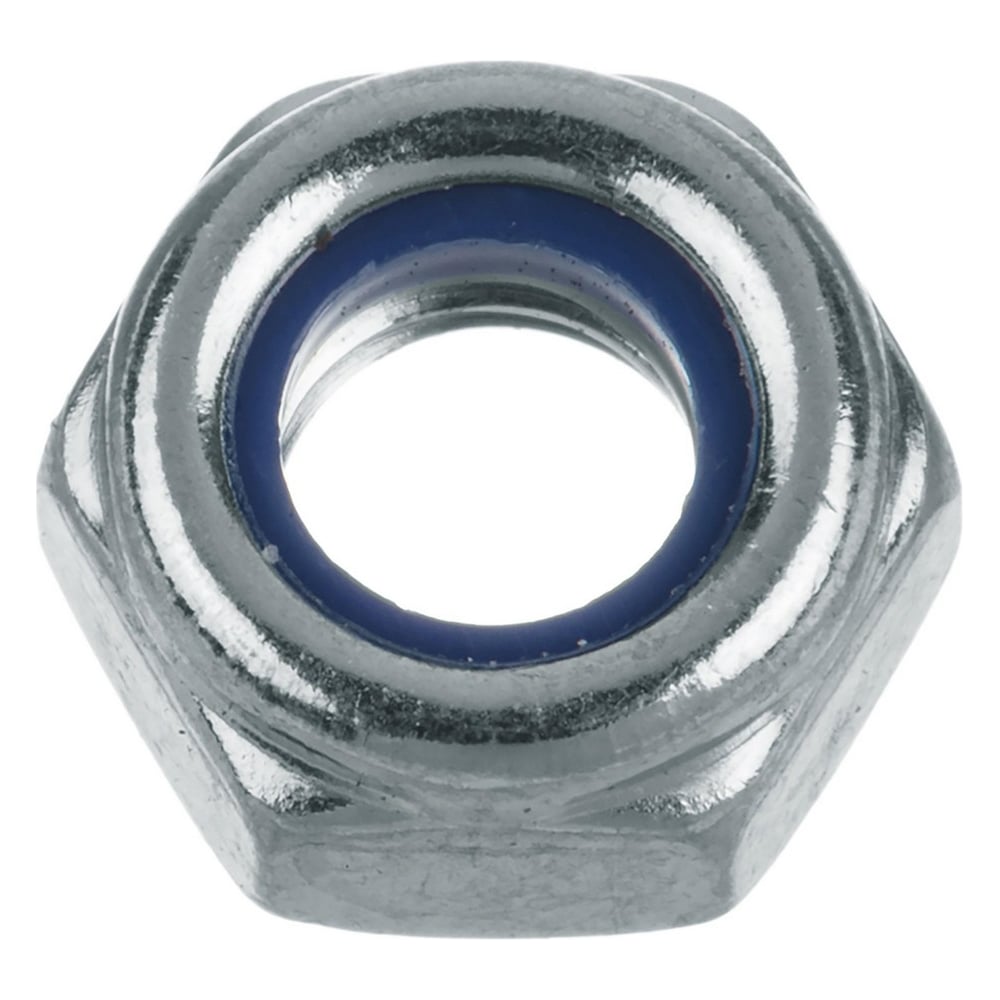 Изображение товара Гайка со стопорным кольцом МЕТАЛЛСЕРВИС M3 DIN 985 оцинкованная 1760 шт