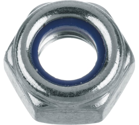 Изображение товара Гайка со стопорным кольцом МЕТАЛЛСЕРВИС M5, DIN 985, оцинкованная, 4060 шт. МС 1277537