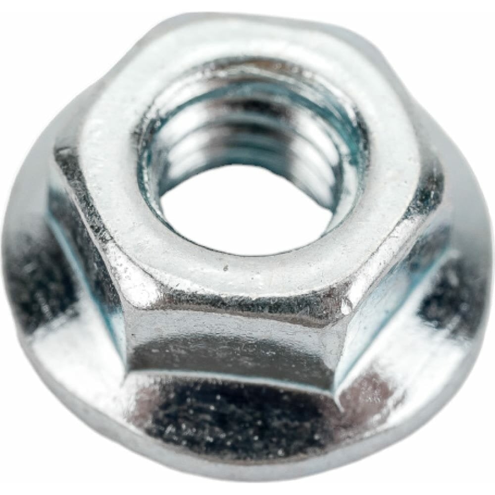 Изображение товара Гайка с фланцем МЕТАЛЛСЕРВИС M8 DIN 6923 оцинкованная 700 шт.