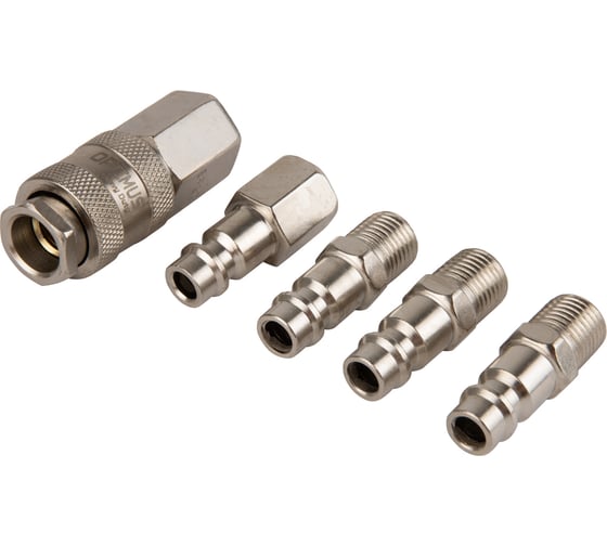 Изображение товара Соединения быстросъемные пневматические 5 шт Optimus OPT-75SP