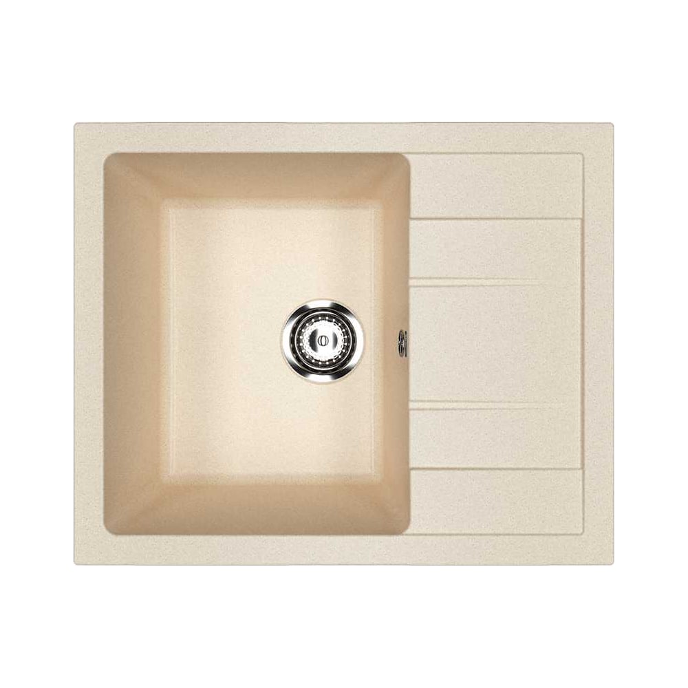 Изображение товара Кухонная мойка ULGRAN бежевый U-607-328 из искусственного мрамора