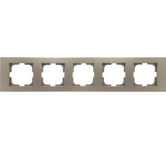 Изображение товара Рамка 5-местная Ovivo GRANO, антрацит 400-130000-250