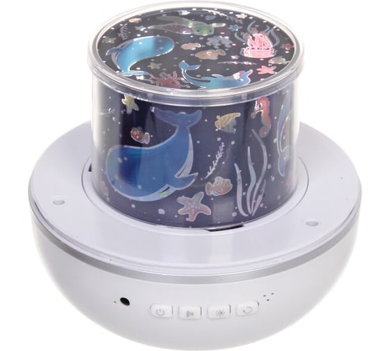 Изображение товара Диско-шар Серпантин "Fantasy - Ушки" (в комплекте 6 картинок) 13х14 см, 5 реж, батарейки 4хАAА, USB, RGB (220V) 765-195