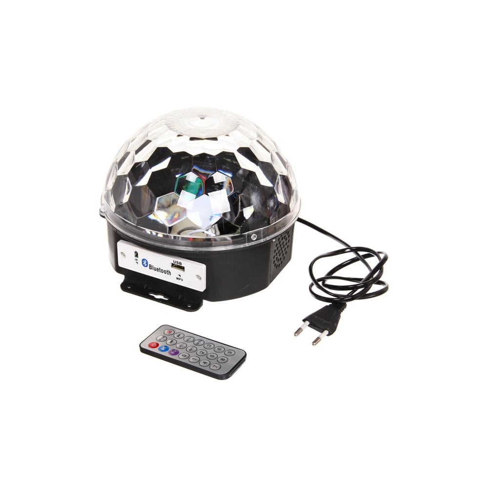 Изображение товара Диско-шар светодиодный Серпантин Каледоскоп RGB USB MP3 Bluetooth 220V