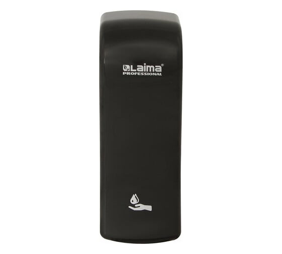 Изображение товара Диспенсер для жидкого мыла ЛАЙМА ORIGINAL наливной, 0.8 л, черный, ABS-пластик 605775