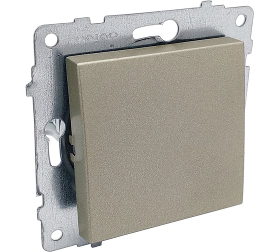 Изображение товара Механизм выключателя Ovivo 2-клавишный, антрацит 600-000213-200