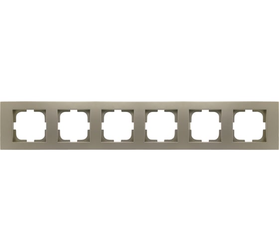 Изображение товара Рамка 6-местная Ovivo GRANO, антрацит 400-130000-251