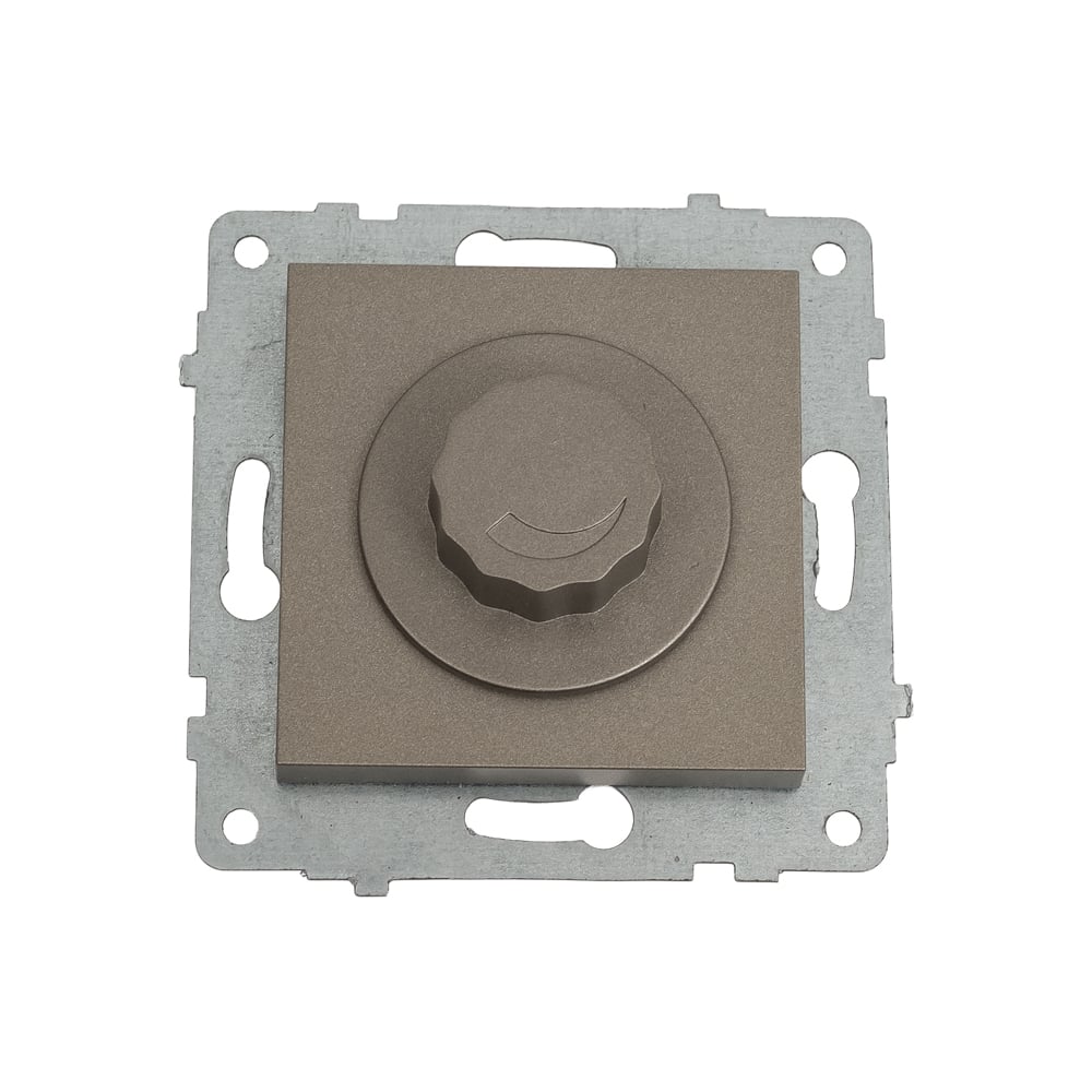 Изображение товара Механизм диммера Ovivo 40-800 Вт антрацит для ламп накаливания и галогенных