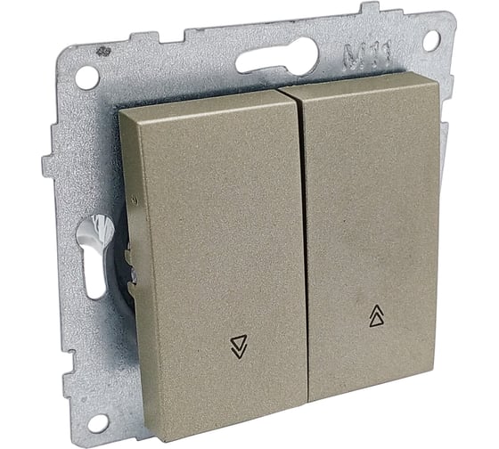 Изображение товара Механизм выключателя жалюзи Ovivo, антрацит 600-000213-216