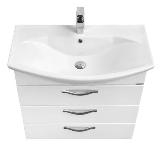 Изображение товара Тумба AQUATON Ария 80 Н УМЫВАЛЬНИК SMILE 80 00015243 1A141301AA010