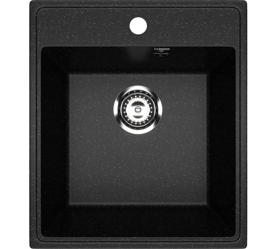 Изображение товара Кухонная мойка ULGRAN Practik черный оникс PR-M 425-004