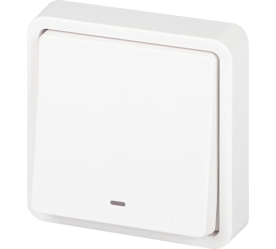 Изображение товара Переключатель ЭРА Эксперт 11152701 с подсветкой IP55, 10АХ250В, СУ, белый Б0063253