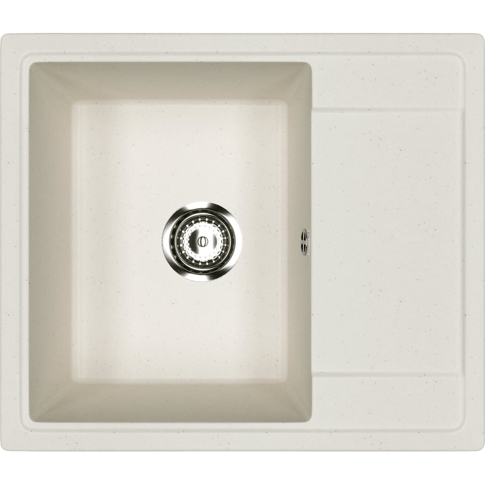 Изображение товара Кухонная мойка ULGRAN Practik белый камень PR-M 575-001 прямоугольная