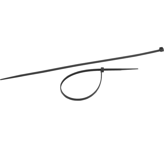 Изображение товара Кабельная стяжка ЭРА NOKS057 3х150 черный, 100 шт Б0048981