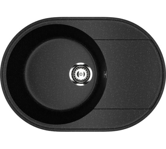 Изображение товара Кухонная мойка ULGRAN Practik черный оникс PR-M 610-004